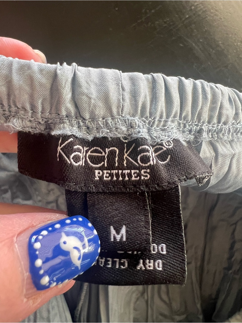 Karen Kane Petites M 100% Silk Ombré Lace Trim Maxi Skirt - Picture 2 of 9